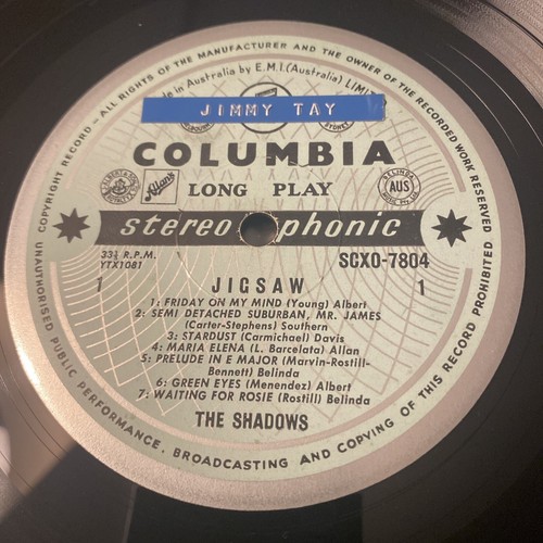 The Shadows – Jigsaw - Rare 1967 Australia STEREO EXC LP (3) - Picture 3 of 10