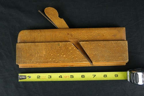 Nice antique wood plane tool English ? ca. 1850s, marked [Y8-W7-A9] - Picture 2 of 11