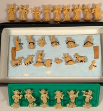 Nativity Figures, Micro, Germany, Vintage