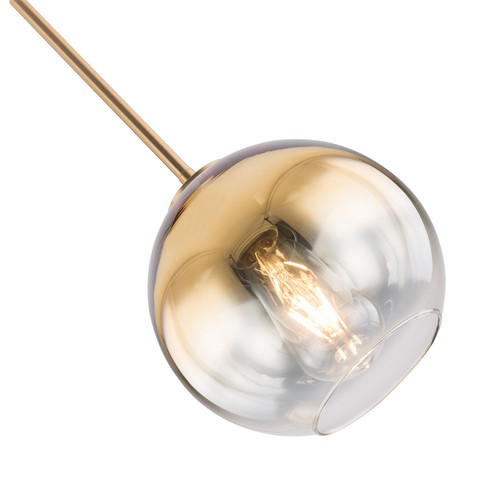 Modern 3-Light Glass Globe Chandelier Pendant Light Hanging Ceiling Lamp Fixture - Picture 10 of 24