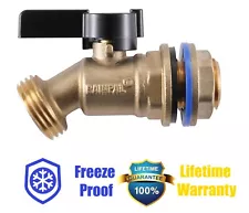 RAINPAL RBS005 Bucket/Container/Rain Barrel Brass Spigot/Ball Valve LF Compliant