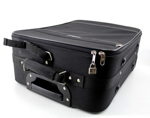 großer Samsonite Weichschalen Koffer Reise Trolley schwarz (N) - Bild 4 von 8