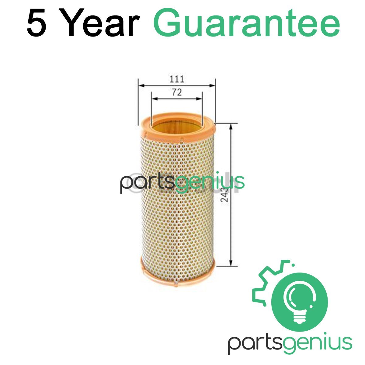 Genius Air Filter Fits Peugeot 306 205 Citroen Xsara Picasso ZX +