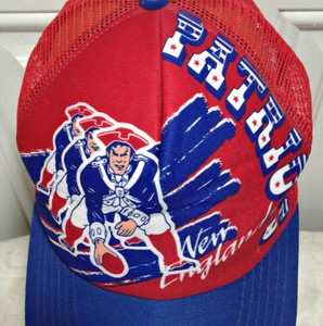 New England Patriots Trucker Hat Patty Logo New Era Nfl Vintage Mascot Ebay