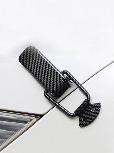 2Pcs Car Bumper Pull Hook Metal Latch Pins Down Hood Lock Quick Release Hook - Picture 13 of 14