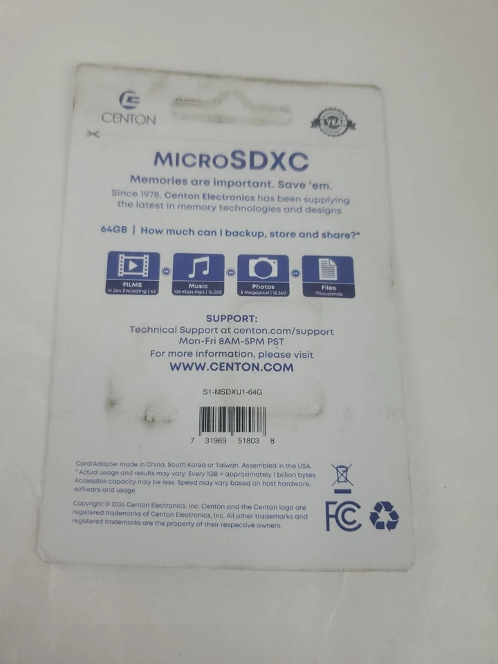 Centon 64 GB microSD Extended Capacity (microSDXC) - Image 3 of 3