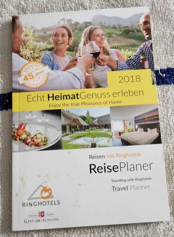 178 PAGES 2018 BOOKLET  GERMAN REISE PLANNER (TRAVEL PLANNER) WITH MAPS