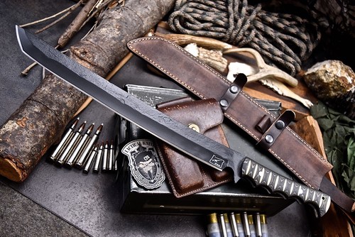 CFK IPAK Handmade D2 Custom TACHI Japanese Sword Katana TANTO Sport Knife