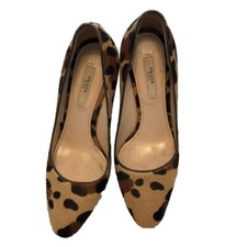 PRADA women's leopard print Pumps in brown size 5.5 - 35.5 platform dress shoes