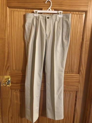 Chaps Boys Pants 16 Husky Pleated Khaki 