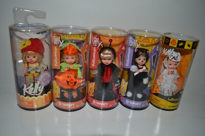 Barbie Halloween Kelly Dolls Kelly, Nikki, Belinda, Kayla Lot of 5 NEW