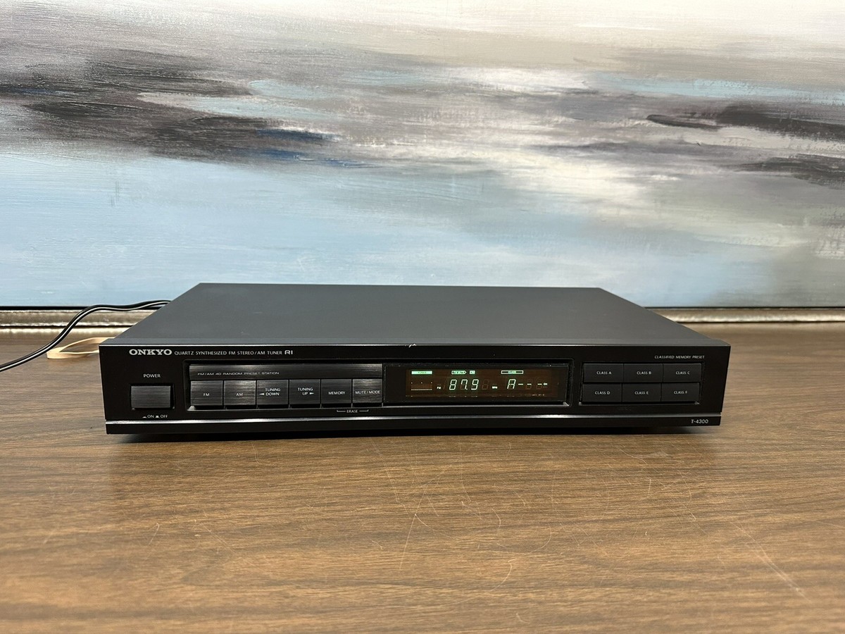 Onkyo T-4300 Quartz Synthesized Fm Stereo / Am Tuner | eBay