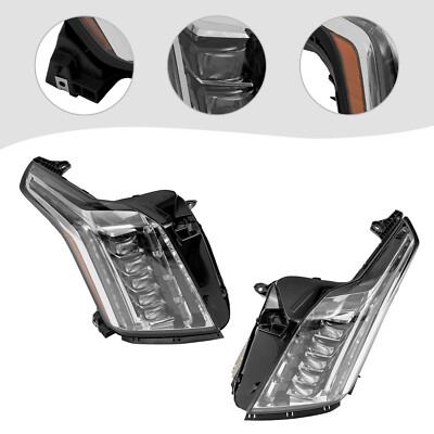 2015-2020 For Cadillac Escalade ESV Full LED Headlights Headlamp Pair Left+Right