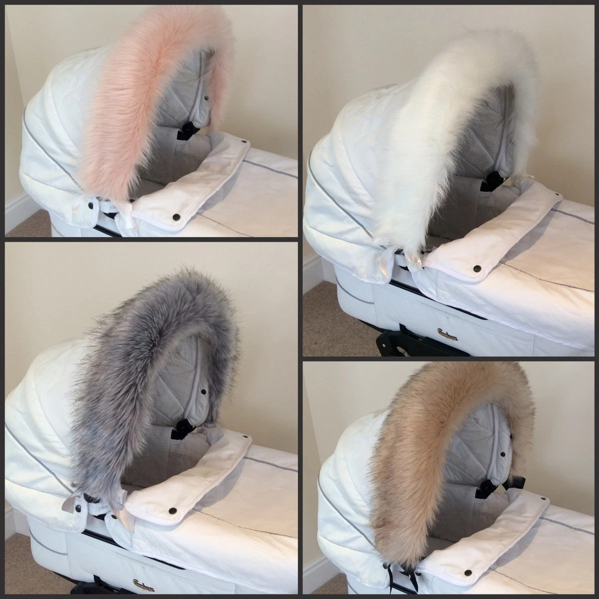 Pram sales hood trim