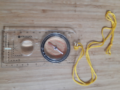 Boussole Karrimor Compass 10, Randonnée Camping, Acrylique, Multicolore, Occasion