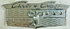 CHRIS-CRAFT PROPELLER PLATE ANTIQUE WOODEN BOAT DASH EMBLEM RARE ORIGINAL