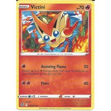 023/195 Victini : Pokemon TCG SWSH-12 Silver Tempest : Rare Card