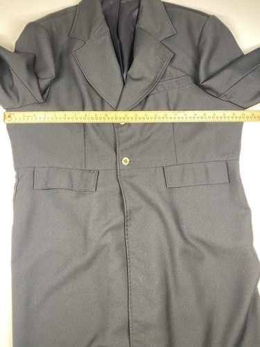 Chaqueta Abrigo Frontier De Colección WAH MAKER Para Hombre Talla 46 Color Negro Mezcla de Lana - Imagen 8 de 17