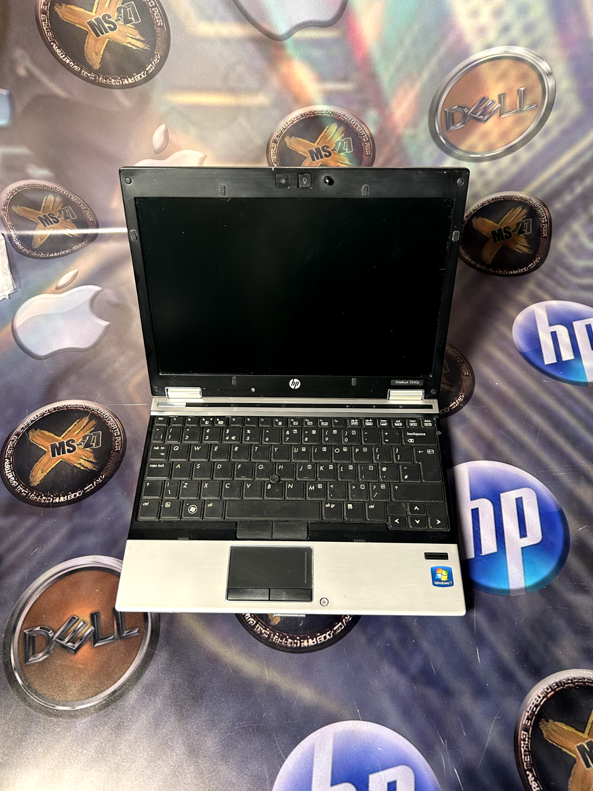 HP EliteBook 2540p Intel Core i7 No Ram/HDD/Batt/PS For Parts Only ATTENTION! - Picture 2 of 7