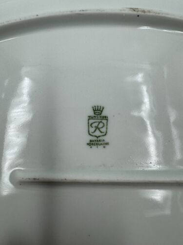 Wunsiedel Teller Bavaria Fisch Motiv Porzellan Hecht Flussbarsch 7 teilig top - Bild 4 von 8