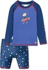 Schiesser girls swimming set swimsuit swimsuit dots light blue size 140