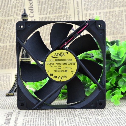 1pc ADDA AD1212MS-A70GL 12CM 12025 DC12V 0.34A cooling fan