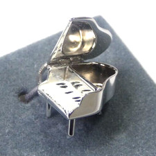 Fisher LeStage Silver Grand Piano Charm Sterl...