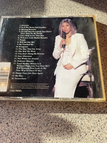 Concert Highlights by Barbra Streisand (CD, 1995) from Madison Square Garden - Picture 5 of 5