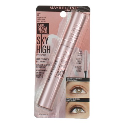 4 Pack Maybelline New York Lash Sensational Sky High Mascara, Very Black, 0.2...