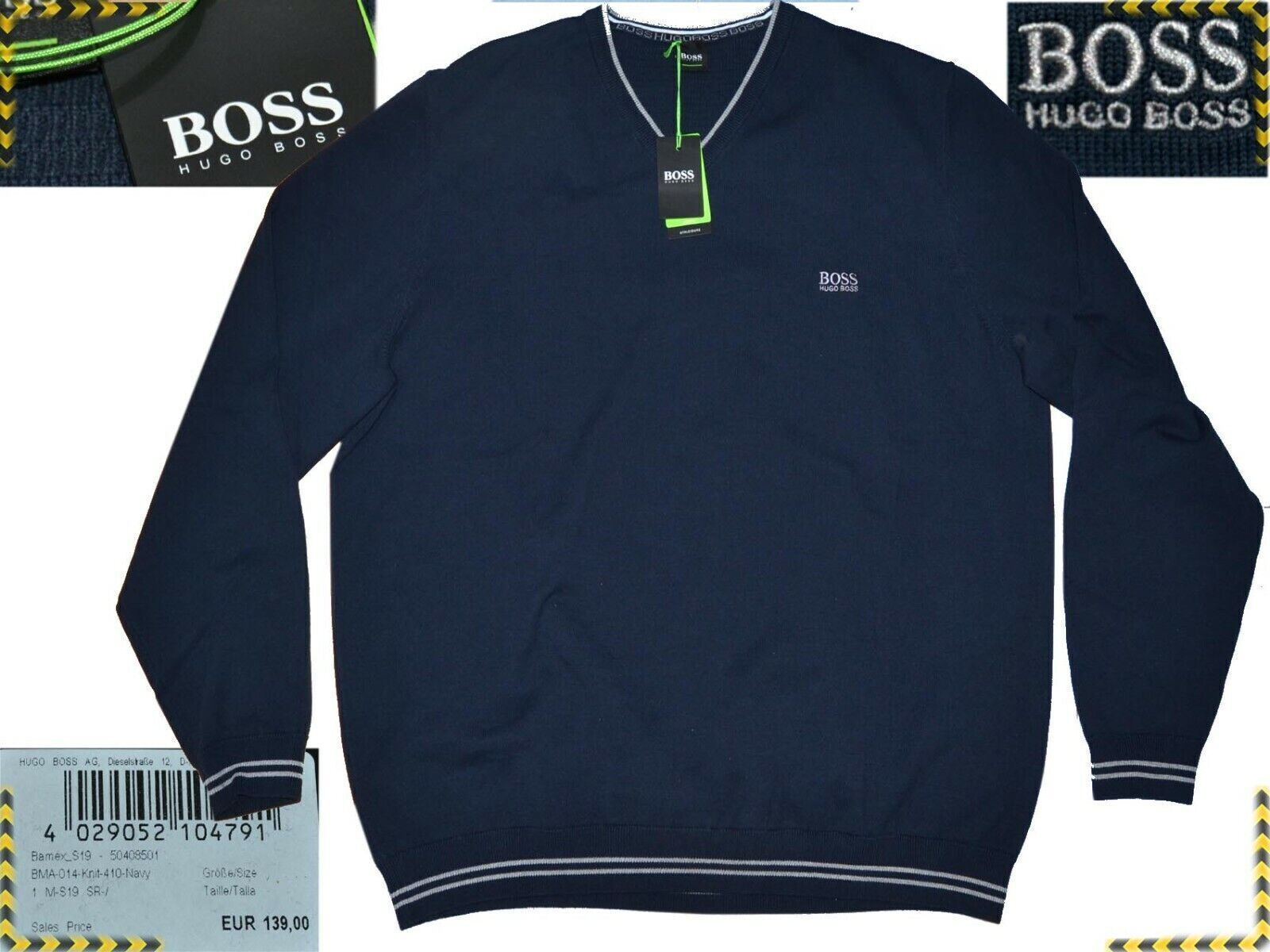 Suéter para hombre Hugo Boss 2XL 139 € ¡Aquí por menos! HB04...