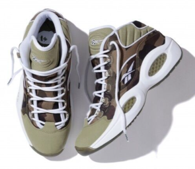 Size 8.5 - Reebok A Bathing Ape x Mita Sneakers x Question Mid 1st 