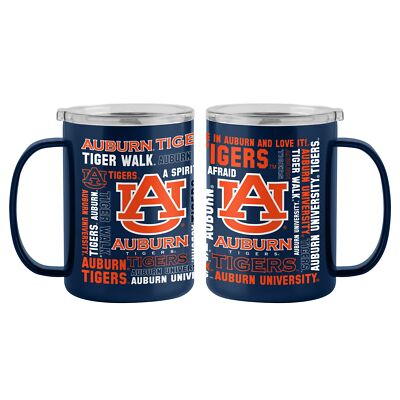 Auburn Tigers 15oz. Spirit Ultra Mug  Insulated  %100 Stainless Steel  Hot&Cold