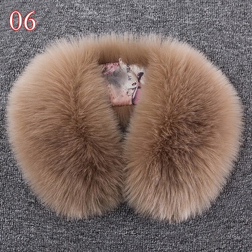 Invierno Mujeres Imitación Piel Zorro Cuello Bufanda Chal Cuello Envoltura Peludo Esponjoso Suave Cálido - Imagen 8 de 45