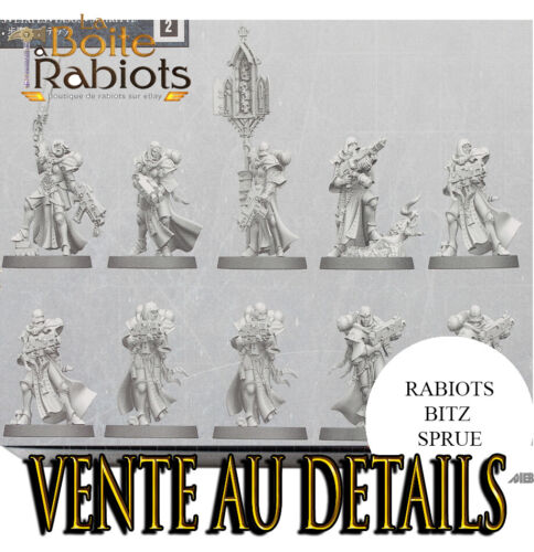 Warhammer 40000 Sisters of Battle Vente au détails Rabiots Bitz Sprue - Afbeelding 1 van 32