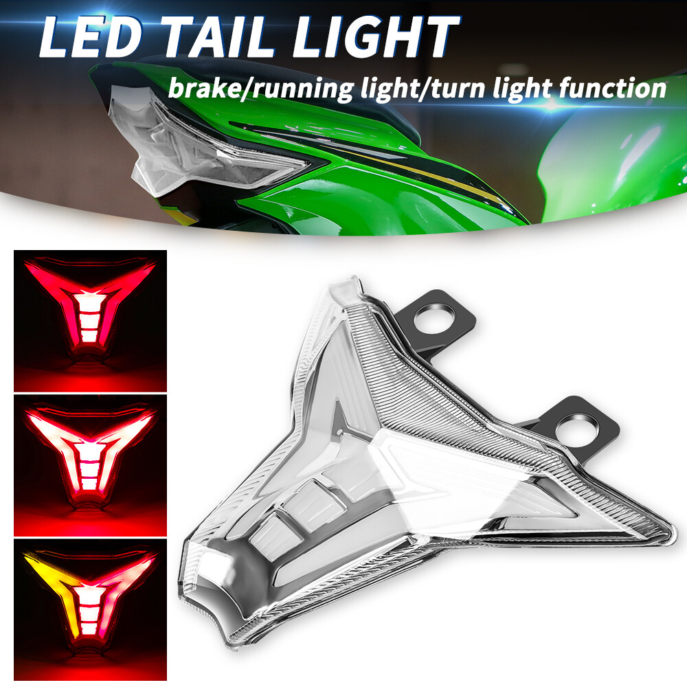 LED Integrated Brake Stop Tail ight Turn Signal For Kawasaki
