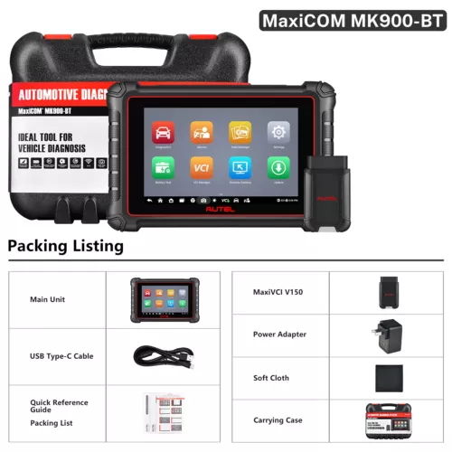 2025 Autel MaxiCOM MK900BT PRO Auto Diagnostic Scanner Tool Upgraded MK808BT PRO - Picture 10 of 17