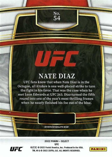 2022 Select UFC #1-300 Rookies (RC) & Veterans (Concourse, Premier, Octagonside) - Picture 110 of 316