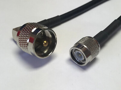 PL-259 UHF Male Angle to TNC Male RG223 Low Loss Coax Cable Pick Length Lot USA
