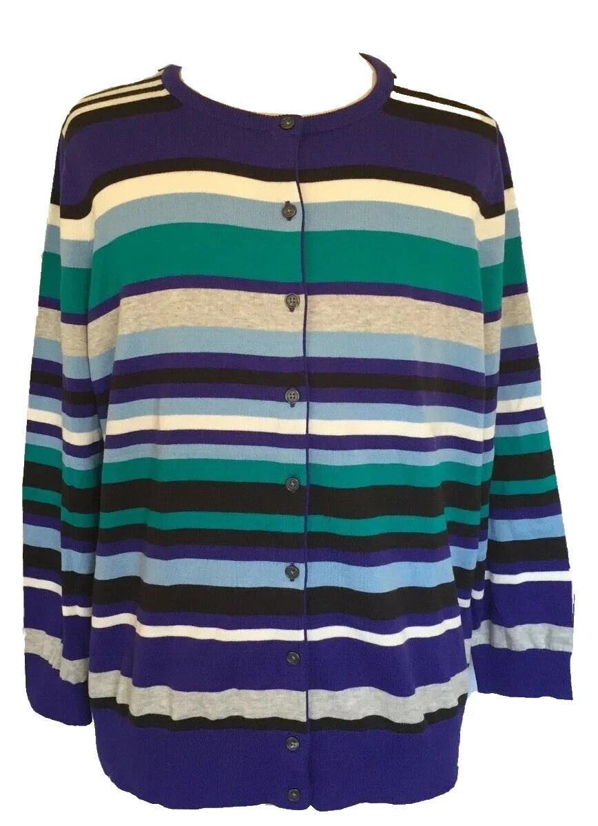 Lands 'End Cardigan Suéteres para mujer multicolor