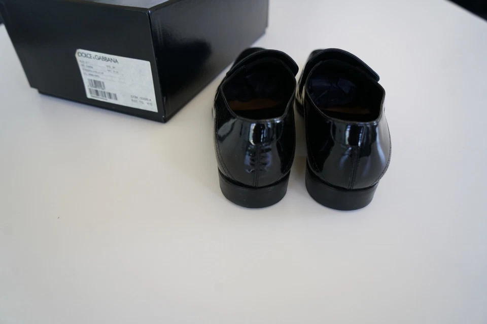 DOLCE & GABBANA Shoes Patent Leather Dress Loafers - Image 3 of 4