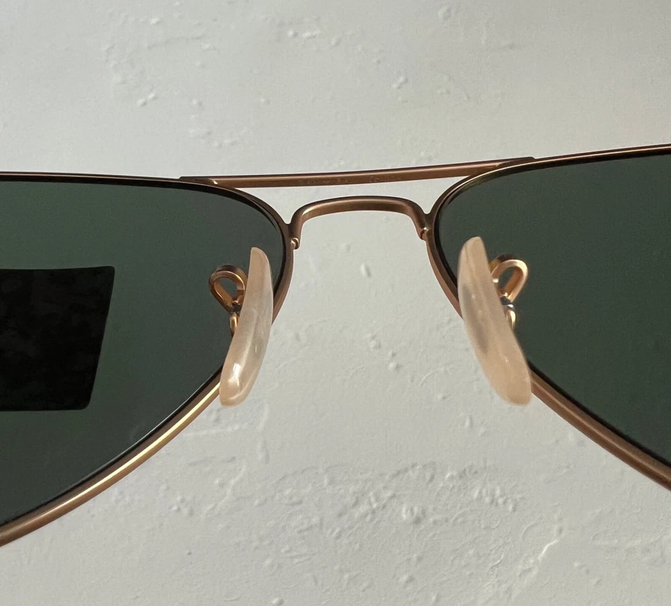 Ray Ban Mujer Gafas de Sol Aviador RB3025 Clásico Rosa Lentes Espejadas Unisex 58mm Foto 3 de 4