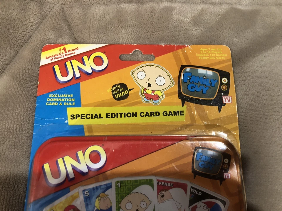 Family Guy UNO Special Edition Game 20th Century Fox 2004 Matter COMPLETE SEALED - Image 4 of 4
