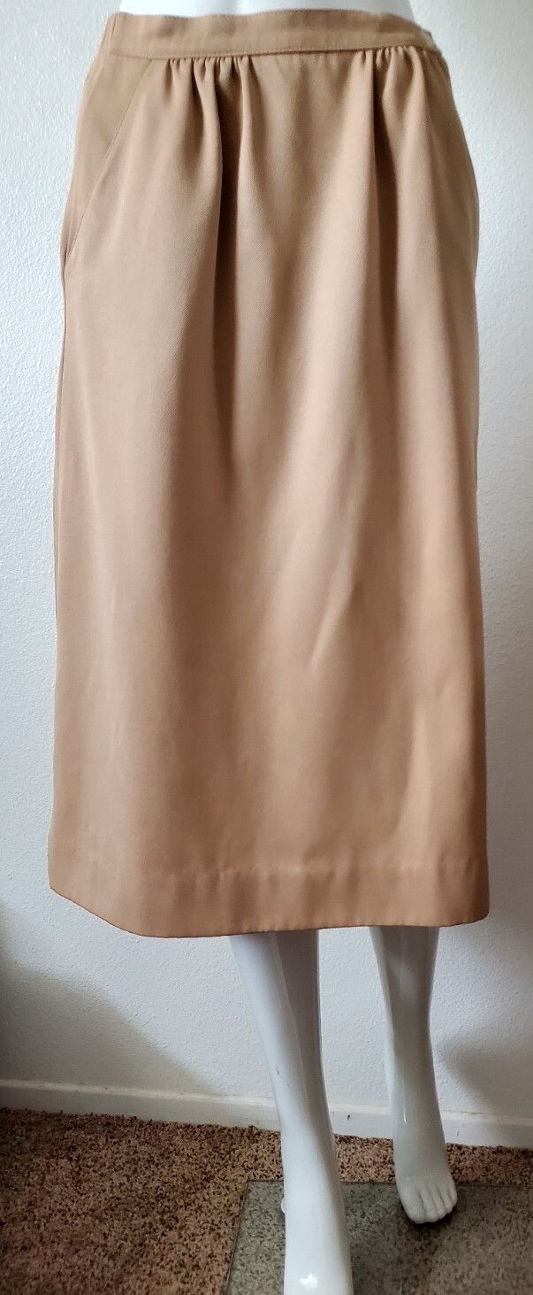 VTG 70s Rare Retro CATALINA California USA Tan Skirt Women’s Sz 6