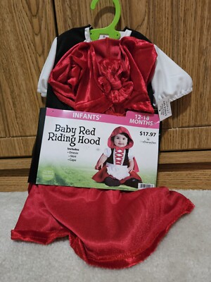 Baby Little Red Riding Hood Dress Up Halloween Costume - 12-18M Months