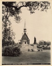 Grand Pre Memorial Church 1930s Press Photo Acadian Nova Scotia Canada *P131b