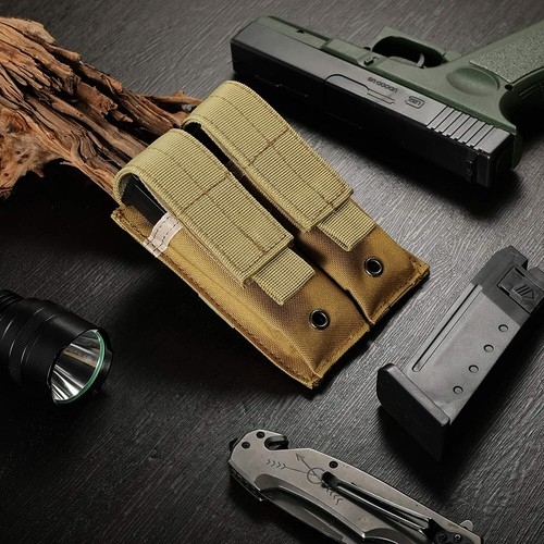Estuche de herramientas táctico para linternas con doble pistola Molle para exteriores - Imagen 6 de 8