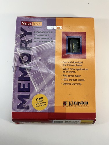 Kingston Technology ValueRAM CE KVR-PC100/32- R 740617047110