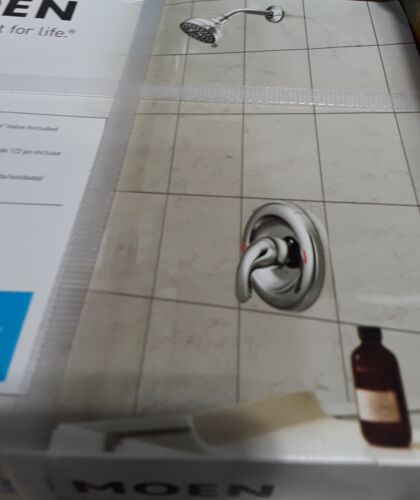 Robinet de douche pulvérisateur Moen Adler chrome à une poignée quatre #82604 - Photo 1/4