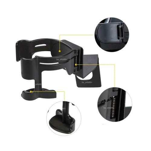 Bottle Mobile Phone Holder Bracket Mount Fit for Jeep Wrangler JK 2012 to 2018 - Imagen 7 de 8