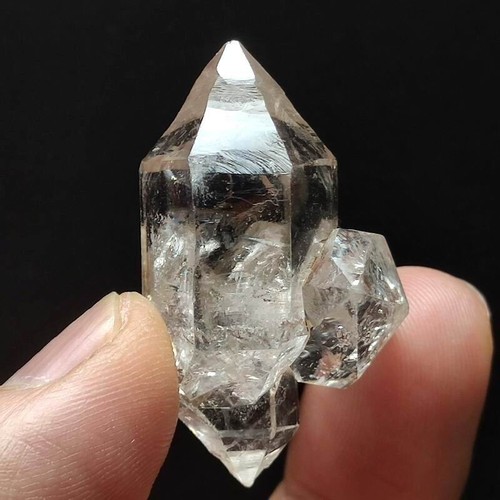 20g AAAA Natural Herkimer Diamond Symbiotic crystal Cluster Quartz Healing 3572 - Picture 3 of 21